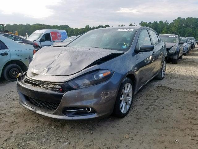 1C3CDFBA4DD268823 - 2013 DODGE DART SXT GRAY photo 2