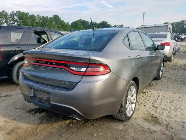 1C3CDFBA4DD268823 - 2013 DODGE DART SXT GRAY photo 4