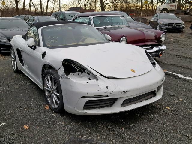 WP0CA2A87HS220214 - 2017 PORSCHE BOXSTER WHITE photo 1