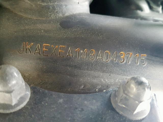 JKAEXEA148A043715 - 2008 KAWASAKI EX650 A Yaşıl foto 10