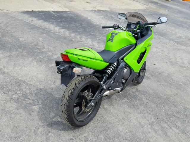 JKAEXEA148A043715 - 2008 KAWASAKI EX650 A Yaşıl foto 4