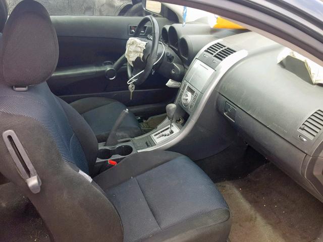 JTKDE167X50023749 - 2005 TOYOTA SCION TC გრაფიტი ფოტო 5