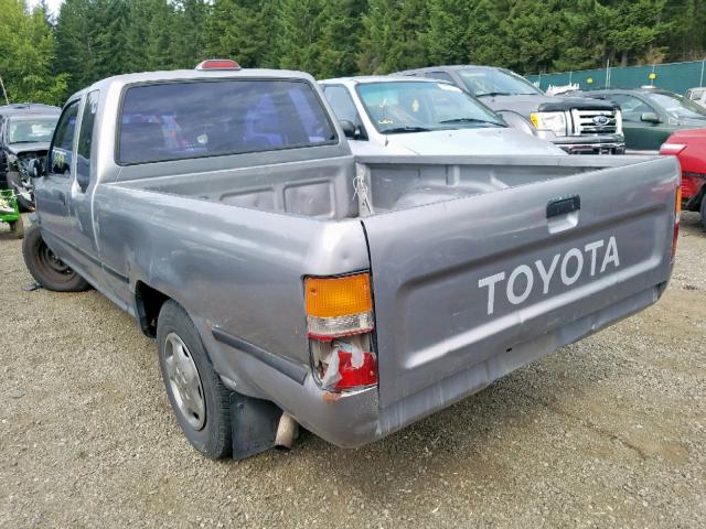 JT4RN93P3R5095806 - 1994 TOYOTA PICKUP 1/2 GRAY photo 3