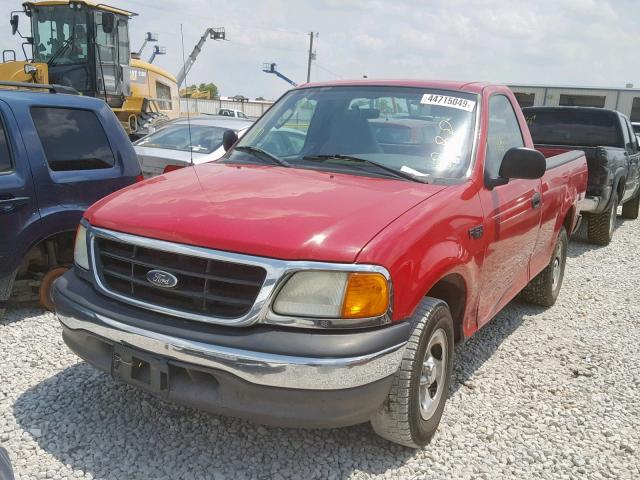 2FTRF17214CA03703 - 2004 FORD F-150 HERI RED photo 2