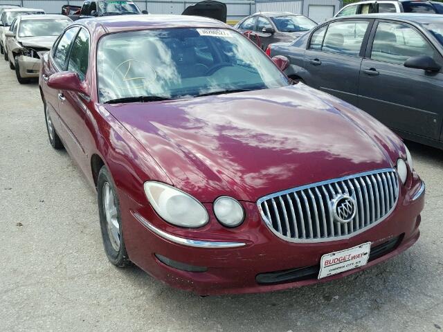 2G4WD582391124519 - 2009 BUICK LACROSSE C RED photo 1