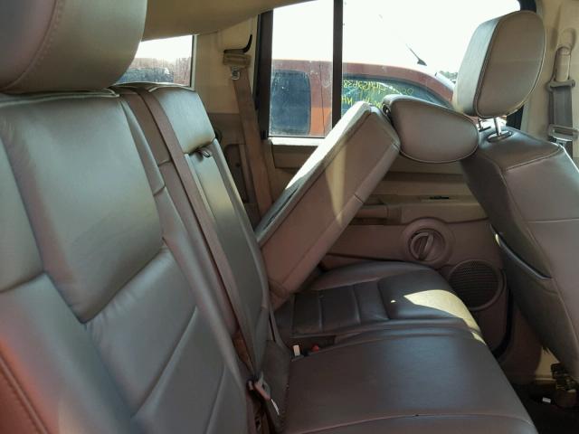 1J8HG48N76C275399 - 2006 JEEP COMMANDER BLACK photo 9