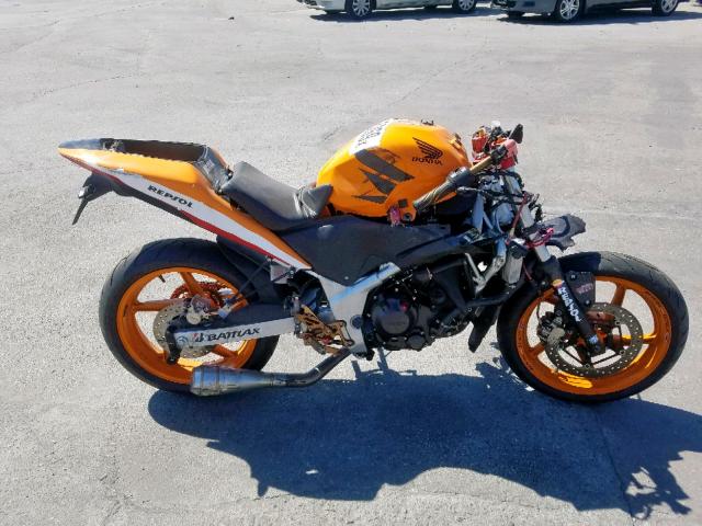 MLHMC4109D5301306 - 2013 HONDA CBR250 R ORANGE photo 10