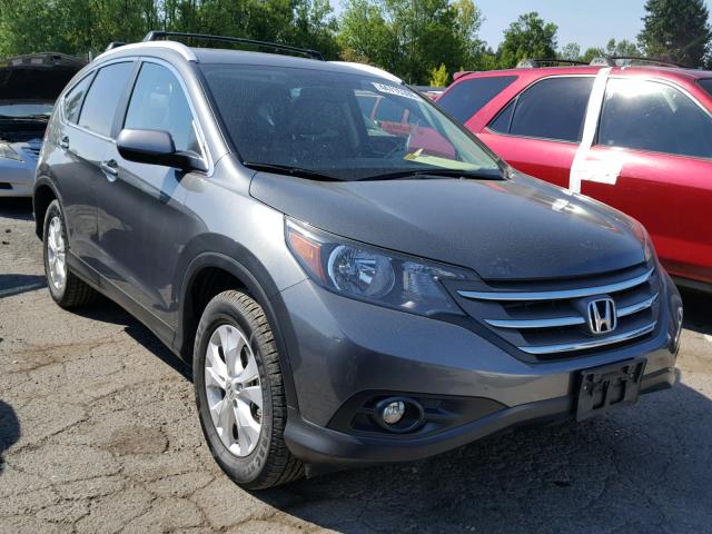 5J6RM4H79DL002915 - 2013 HONDA CR-V EXL GRAY photo 1