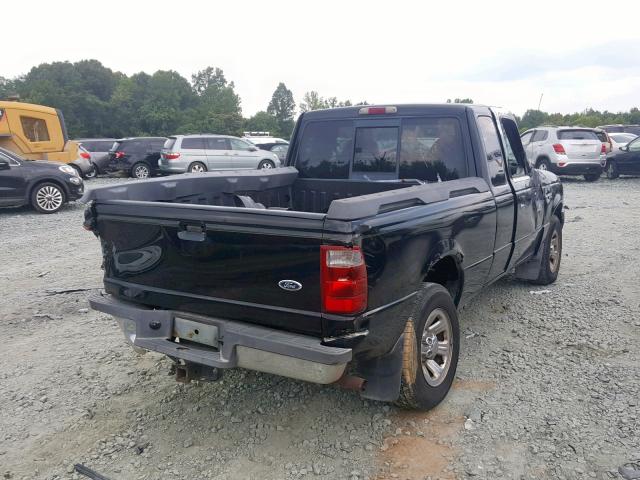 1FTYR14V21TA93740 - 2001 FORD RANGER SUP BLACK photo 4