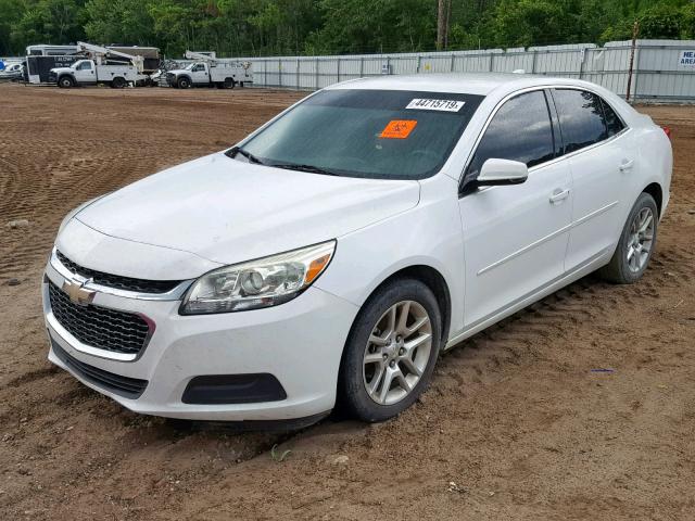 1G11C5SL4FF105221 - 2015 CHEVROLET MALIBU 1LT WHITE photo 2
