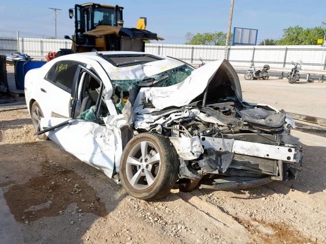 1G1ZC5E07CF260393 - 2012 CHEVROLET MALIBU 1LT WHITE photo 1
