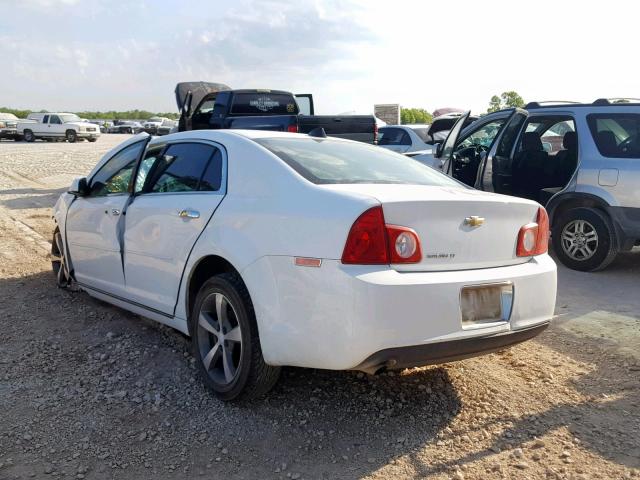 1G1ZC5E07CF260393 - 2012 CHEVROLET MALIBU 1LT WHITE photo 3