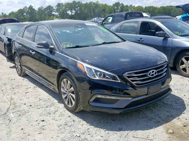 5NPE34AF2FH173165 - 2015 HYUNDAI SONATA SPO BLACK photo 1