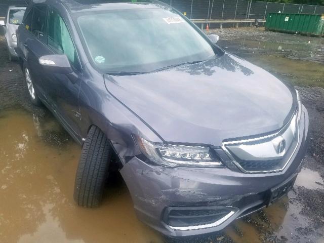 5J8TB4H31JL027884 - 2018 ACURA RDX GRAY photo 1