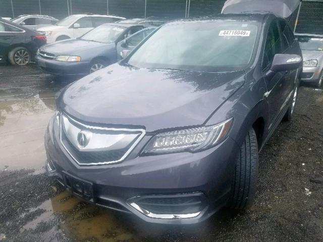 5J8TB4H31JL027884 - 2018 ACURA RDX GRAY photo 2