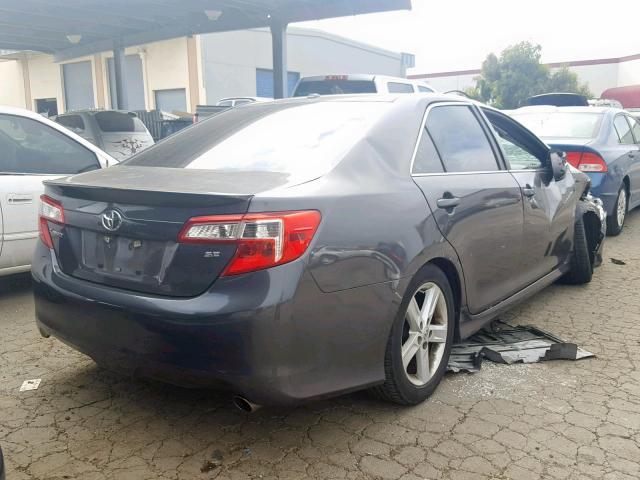 4T1BF1FK1EU306559 - 2014 TOYOTA CAMRY L GRAY photo 4