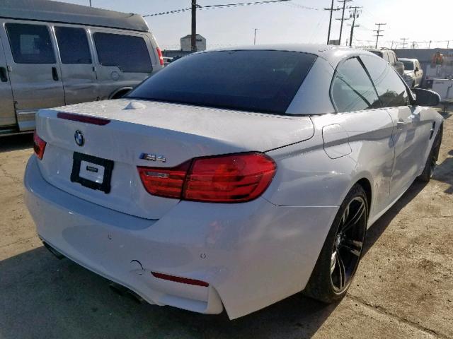 WBS3U9C55FP967791 - 2015 BMW M4 WHITE photo 4