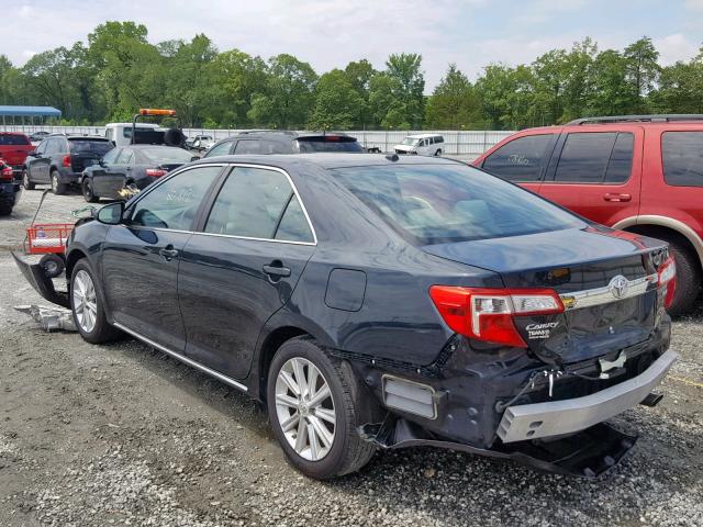 4T4BF1FK5DR286238 - 2013 TOYOTA CAMRY L BLUE photo 3