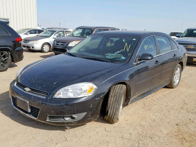 2G1WB5EK8B1330867 - 2011 CHEVROLET IMPALA LT BLACK photo 2