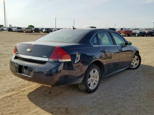 2G1WB5EK8B1330867 - 2011 CHEVROLET IMPALA LT BLACK photo 4