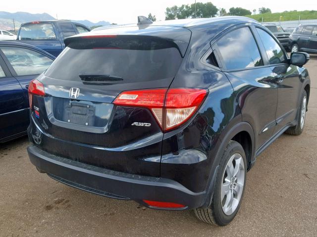 3CZRU6H78GM730062 - 2016 HONDA HR-V EXL BLACK photo 4