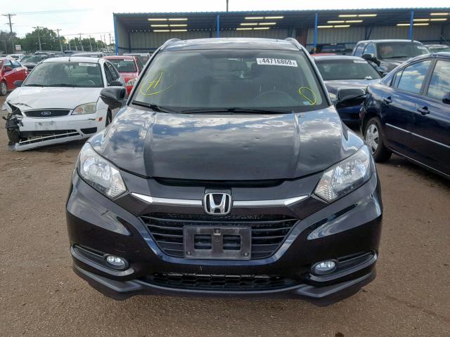 3CZRU6H78GM730062 - 2016 HONDA HR-V EXL BLACK photo 9