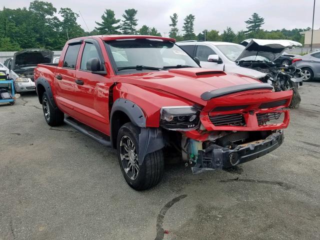 1D7HW48N76S504248 - 2006 DODGE DAKOTA QUA RED photo 1