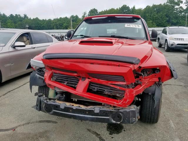 1D7HW48N76S504248 - 2006 DODGE DAKOTA QUA RED photo 9