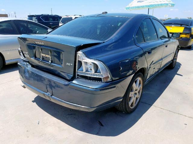 YV1RS592862520375 - 2006 VOLVO S60 2.5T BLUE photo 4