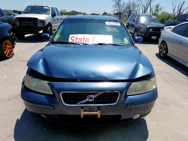 YV1RS592862520375 - 2006 VOLVO S60 2.5T BLUE photo 9