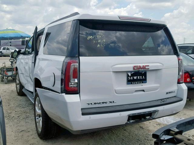 1GKS1GKC5GR337280 - 2016 GMC YUKON XL C WHITE photo 3