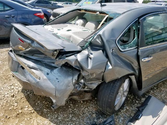 2G1WU583681264732 - 2008 CHEVROLET IMPALA LTZ GRAY photo 9