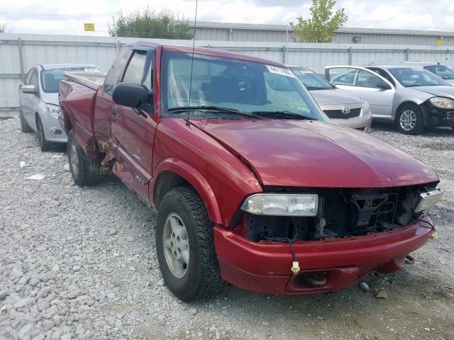 1GCDT19WX18133986 - 2001 CHEVROLET S TRUCK S1 RED photo 1