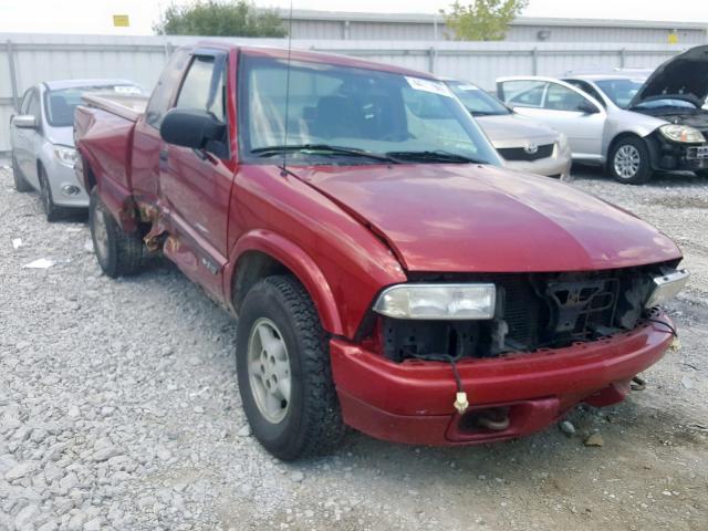 1GCDT19WX18133986 - 2001 CHEVROLET S TRUCK S1 RED photo 9