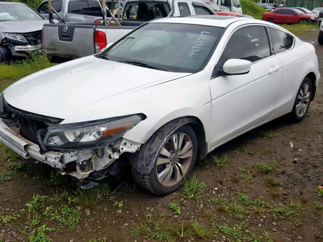 1HGCS1B82AA016472 - 2010 HONDA ACCORD EXL WHITE photo 2