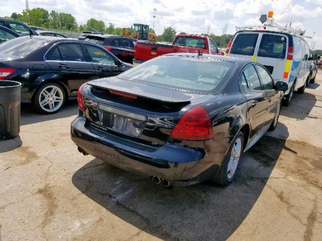 2G2WR584261113597 - 2006 PONTIAC GRAND PRIX BLACK photo 4