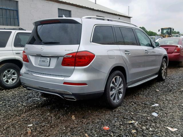 4JGDF7CE7DA137738 - 2013 MERCEDES-BENZ GL 450 4MA SILVER photo 4