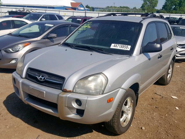 KM8JM12B66U478840 - 2006 HYUNDAI TUCSON GL SILVER photo 2