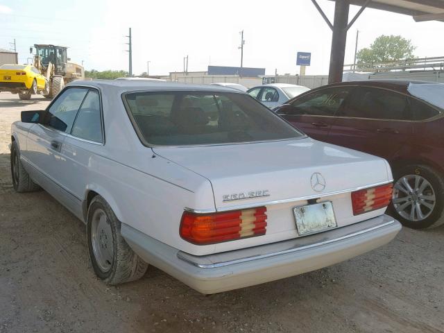 WDBCA45EXKA492084 - 1989 MERCEDES-BENZ 560 SEC WHITE photo 3