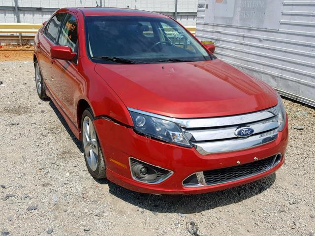 3FAHP0KC9AR348280 - 2010 FORD FUSION SPO RED photo 1