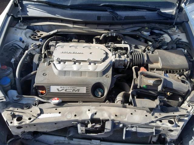 1HGCP36809A003531 - 2009 HONDA ACCORD EXL WHITE photo 7