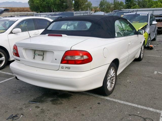 YV1NC56D1XJ001919 - 1999 VOLVO C70 TURBO WHITE photo 4