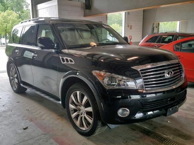 JN8AZ2NC5B9300788 - 2011 INFINITI QX56 BLACK photo 1