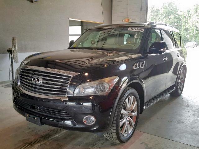 JN8AZ2NC5B9300788 - 2011 INFINITI QX56 BLACK photo 2