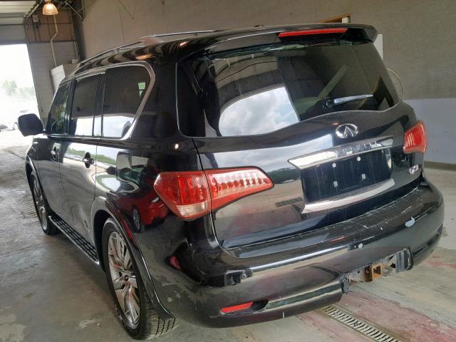 JN8AZ2NC5B9300788 - 2011 INFINITI QX56 BLACK photo 3