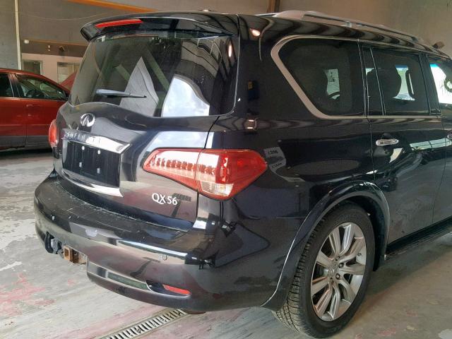 JN8AZ2NC5B9300788 - 2011 INFINITI QX56 BLACK photo 9