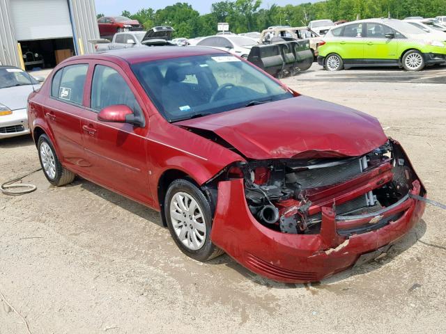 1G1AT58H297118549 - 2009 CHEVROLET COBALT LT BURGUNDY photo 1