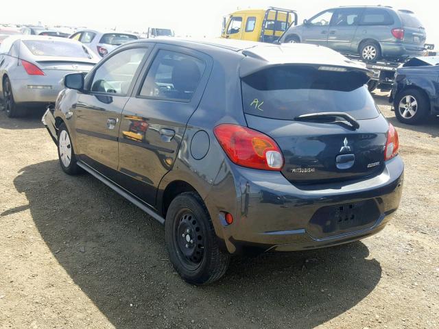 ML32A3HJ7FH007223 - 2015 MITSUBISHI MIRAGE DE GRAY photo 3