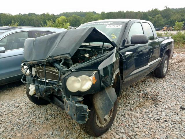 1D7HW48P67S157367 - 2007 DODGE DAKOTA QUA BLACK photo 2