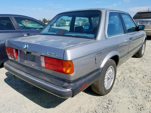 WBAAB6405H1684817 - 1987 BMW 325 E AUTO SILVER photo 4